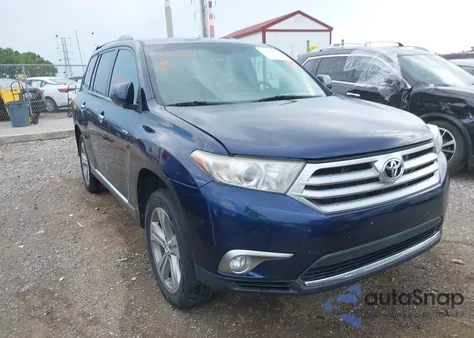 2012 Toyota Highlander Limited V6 z USA, uszkodzony, nr VIN 5TDDK3EH5CS136752
